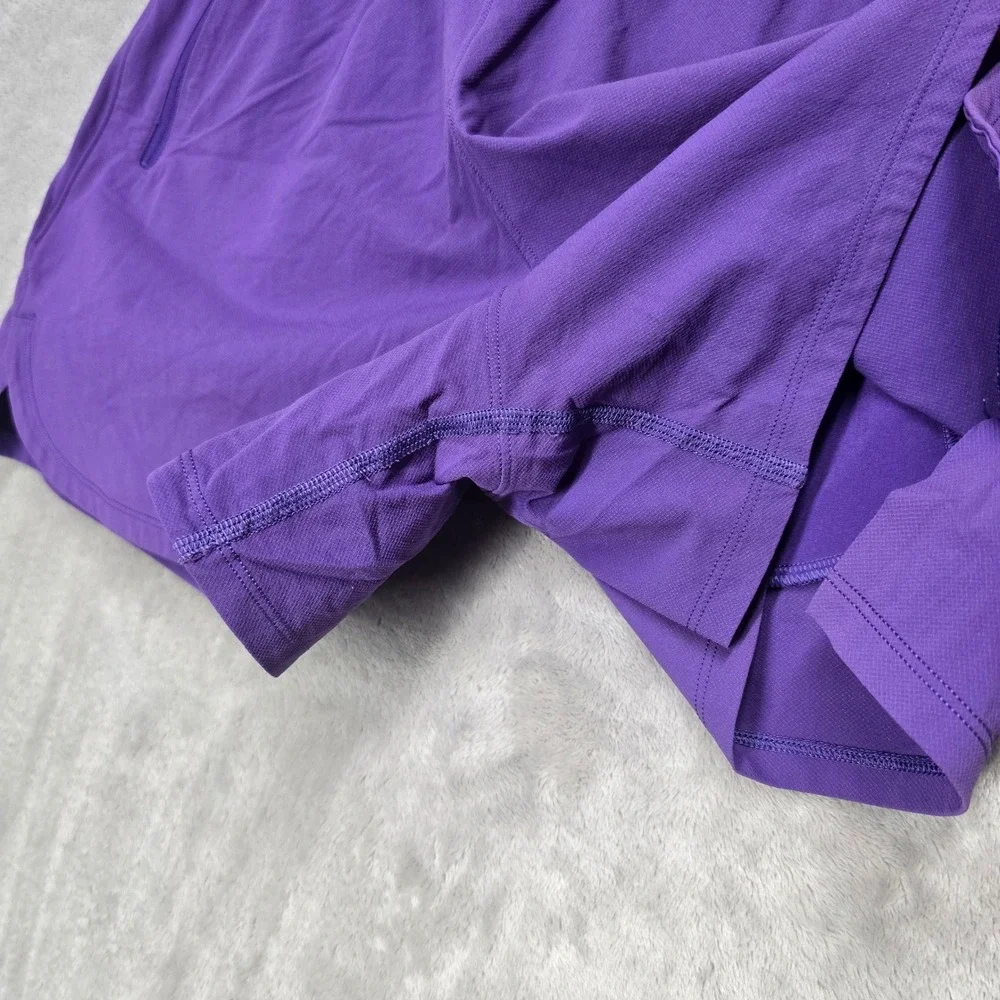 Lululemon License to Train High-Rise Short Womens 4 Purple LW7CPYS Run Hike Yoga